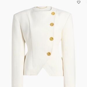 Ronny Kobo NWT Finley blazer jacket white